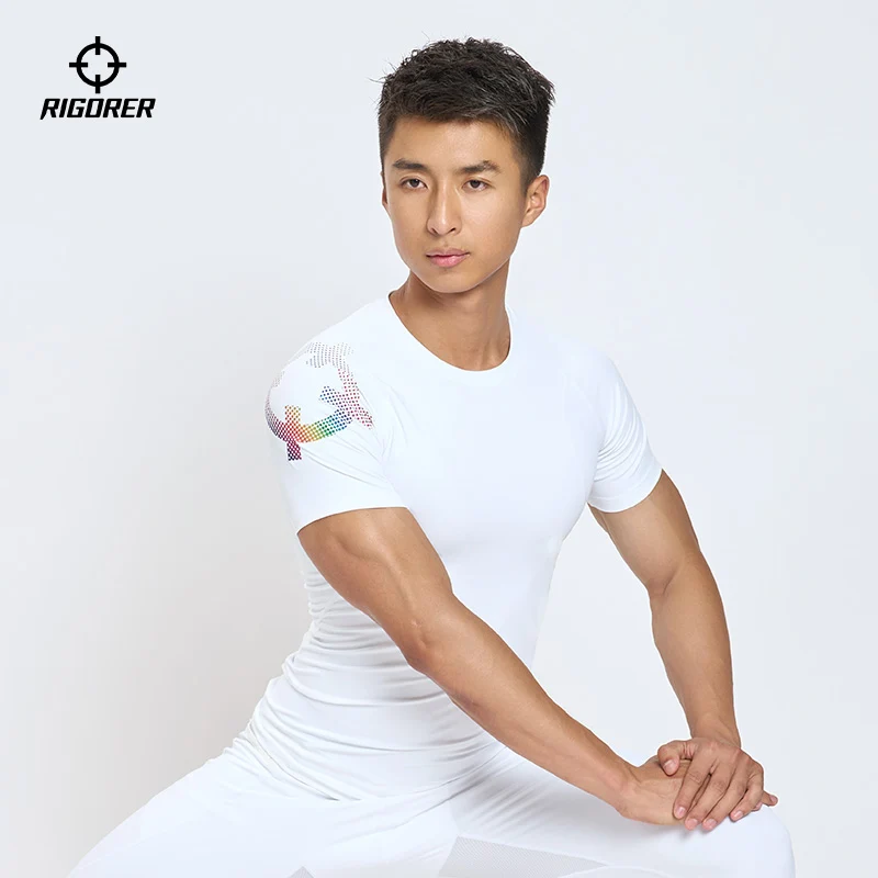 Rigorer 28% Spandex Short Sleeve Compression Shirt [Z125310601] - Image 12