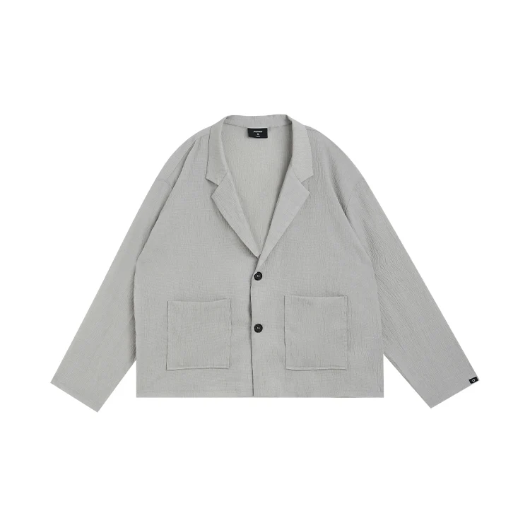 Rigorer Collared Woven Coat [Z126315501] - Image 2