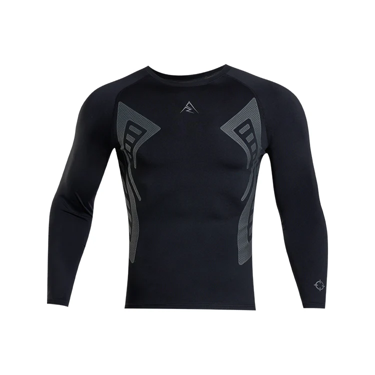 Rigorer Long Sleeves Compression Shirt With AR Logo [Z124313403] - Image 3